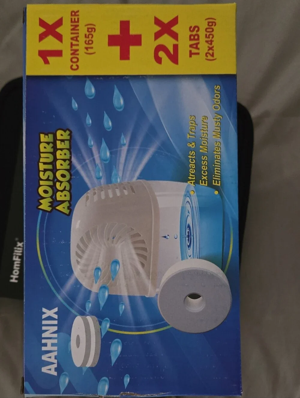 Moisture Absorber Home Dehumidifier - White